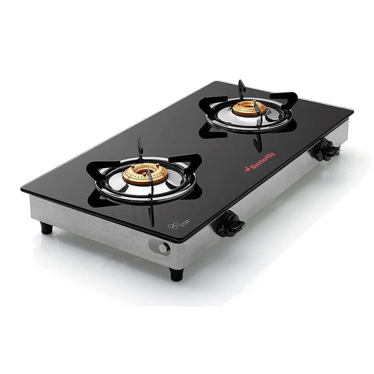 electric black stainless steel stove